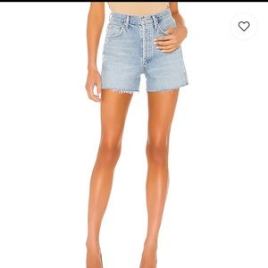 Agolde High Waisted Jean Shorts